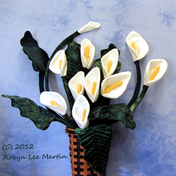 Primitive ttern Cala Lily Flower Sewing Pattern