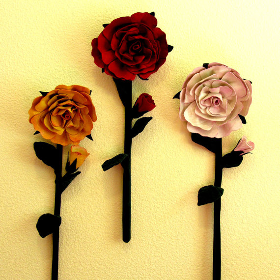 Rose Large Flowers Wall Hanging Pdf Pattern